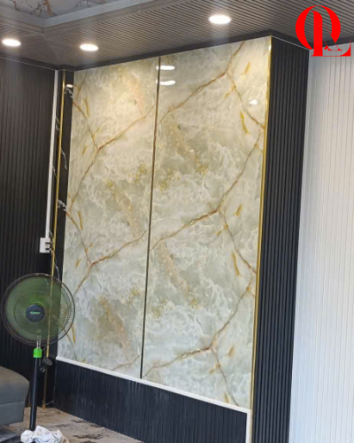 TẤM NHỰA ỐP TƯỜNG GIẢ ĐÁ - THI CÔNG TẠI BẾN TRE, VĨNH LONG
