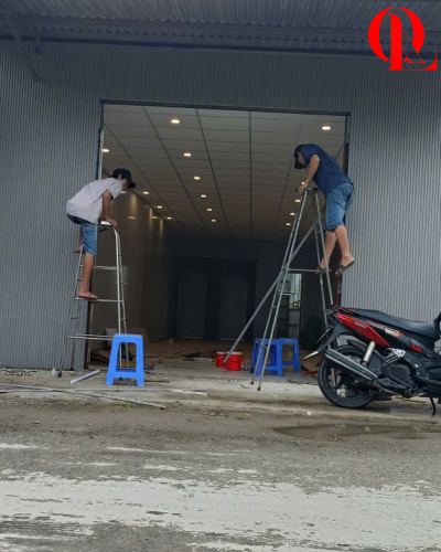 Thi công la phông Phước Mỹ Trung, Mỏ Cày Bắc